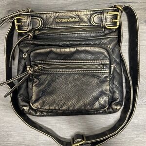 Montana West Crossbody Bag for Women Multi Pocket Shoulder Bag Washed Leather‎
